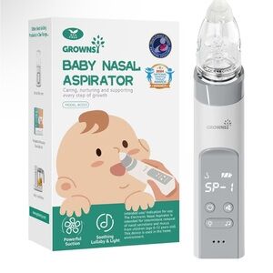 GROWNSY Nasal Aspirator for Baby, Electric Nose Aspirator for Toddler, Baby Nose